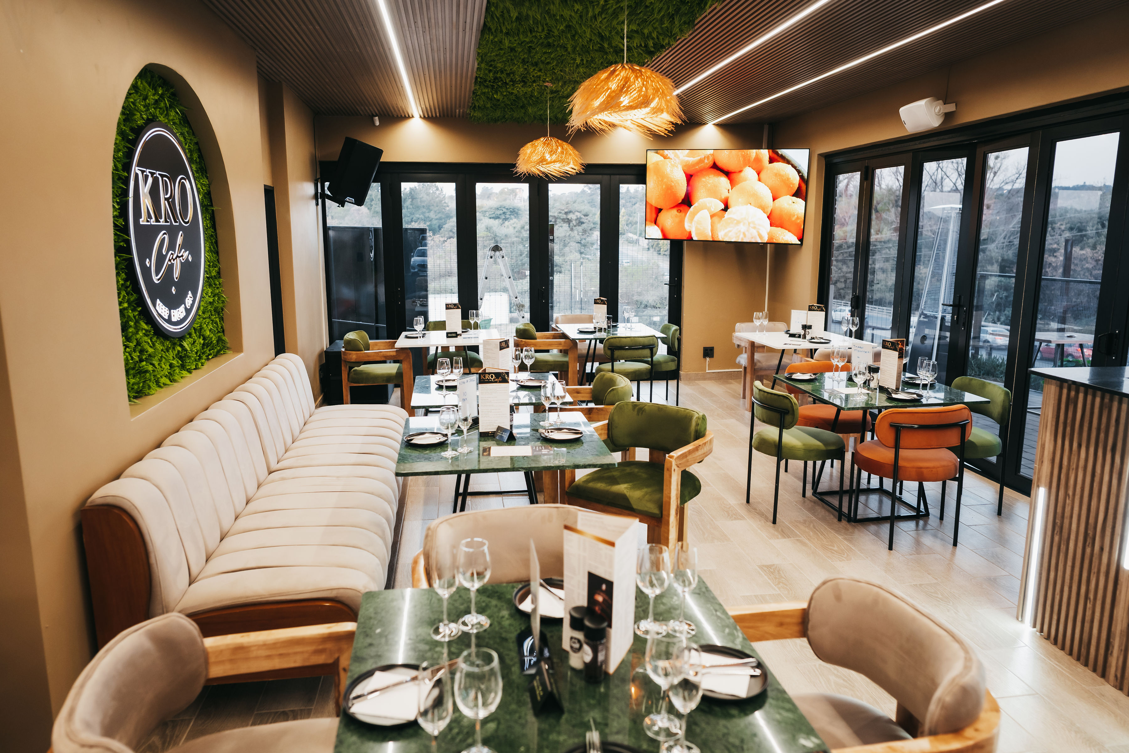 KRO Café interior and dining area
